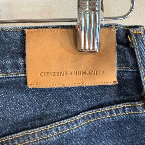 CITIZENS OF HUMANITY Sz 25 Jeans Libby Flare Button Fly Mid-Wash High Rise Denim - Picture 6 of 13
